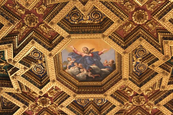  Pormenor do tecto de Domenichino