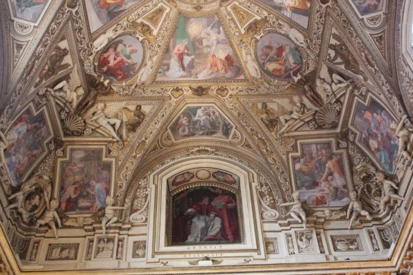 Pormenor dos frescos da Capela Altemps