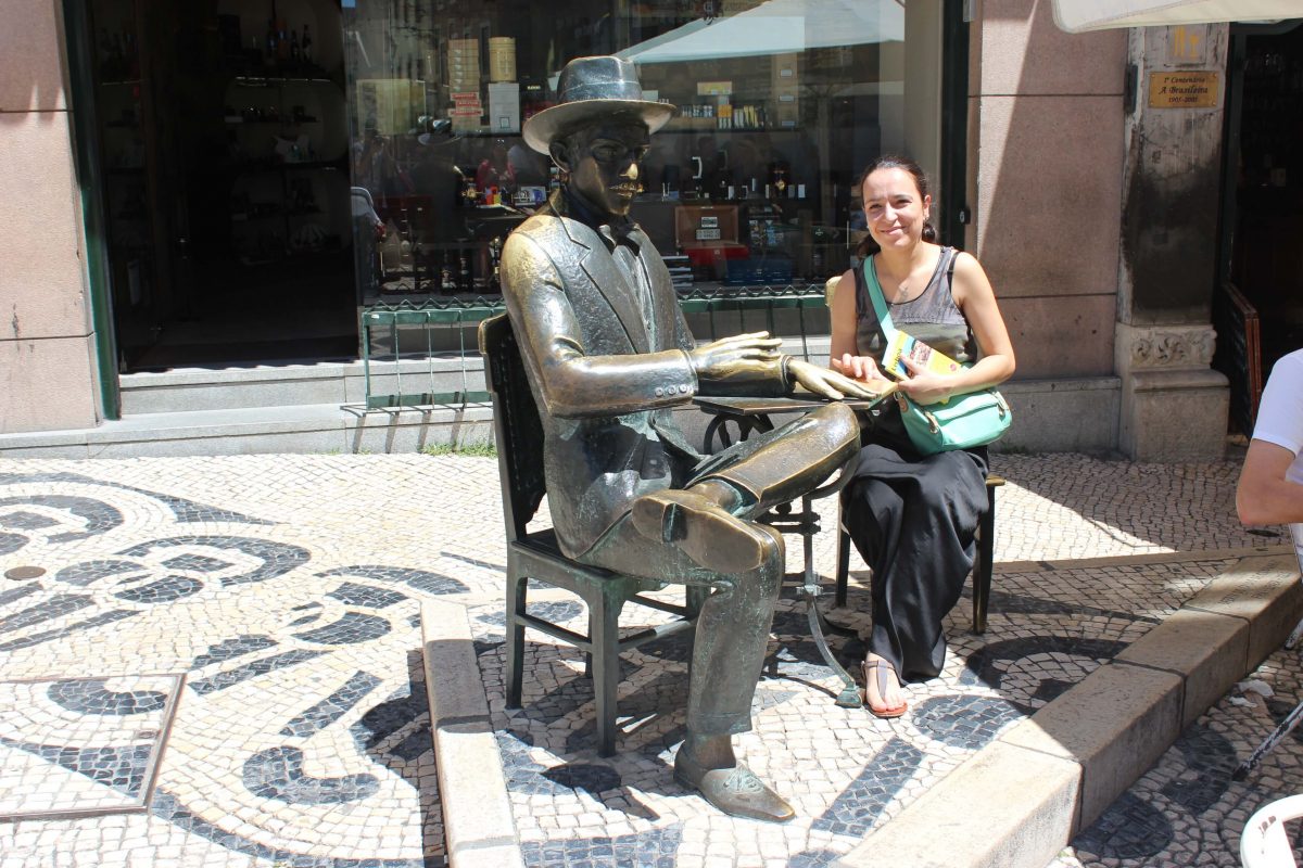 Café "A Brasileira" no Chiado