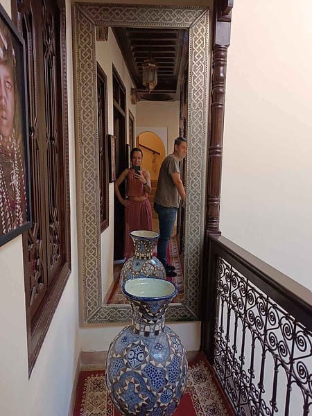 Entrada para o nosso quarto