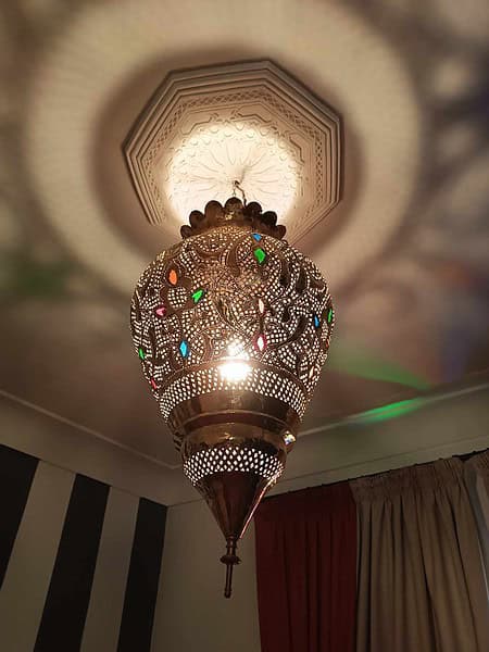 Candeeiro do nosso quarto