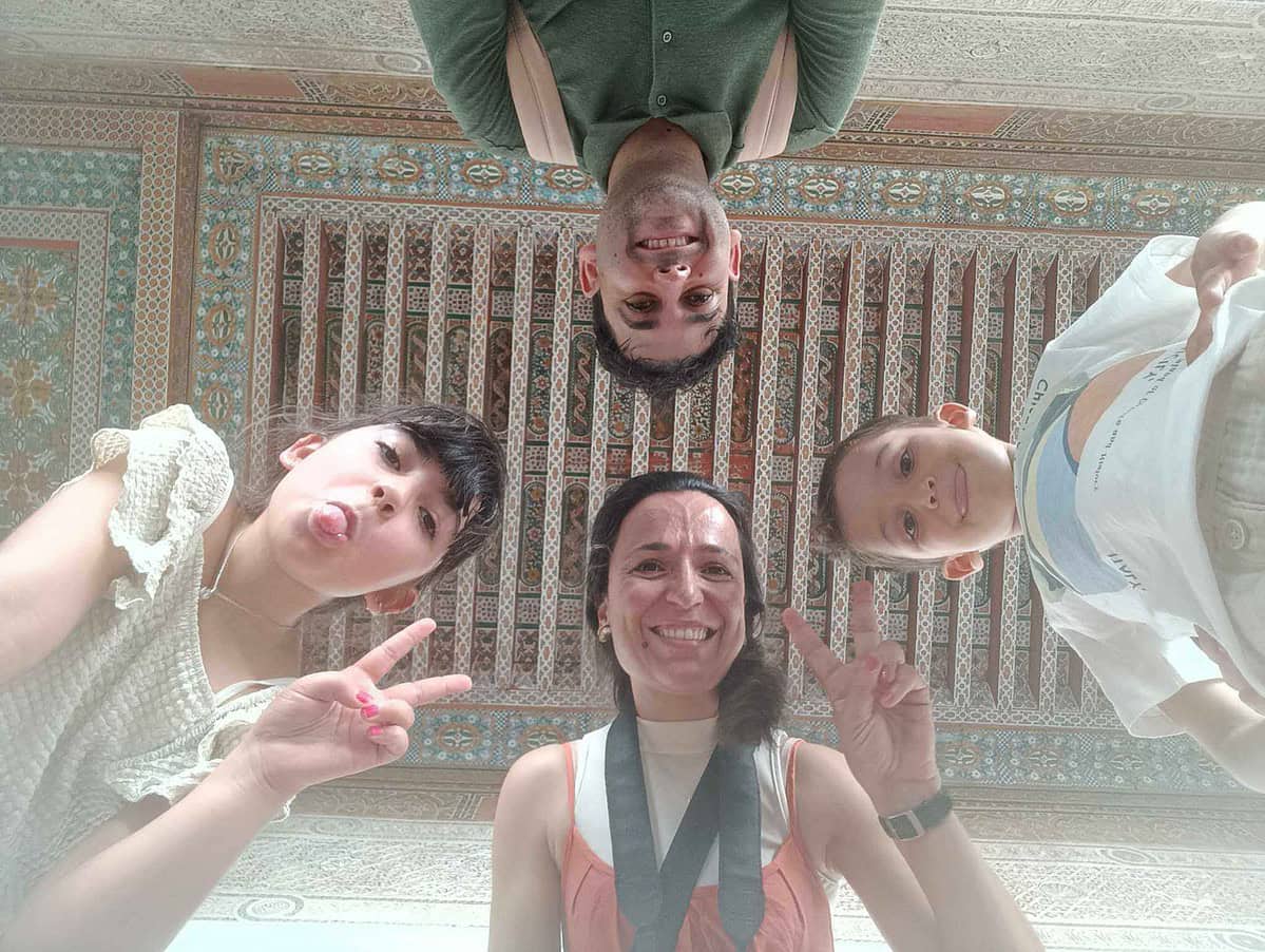 Marraquexe com crianças