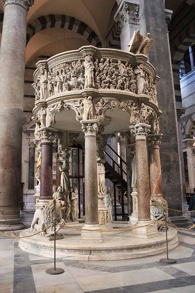 O púlpito de Giovanni Pisano