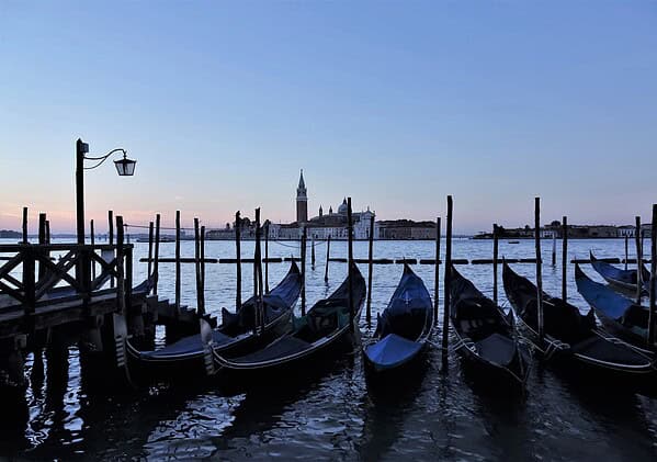 Gôndolas de Veneza